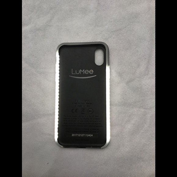 NWD $70 Lumee LED Lighted Apple iPhone X‎ Case Rose - Picture 7 of 12